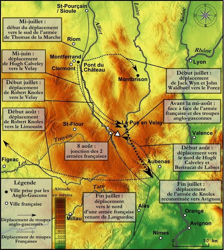Chevauchée de Robert Knoles en Auvergne (1359)